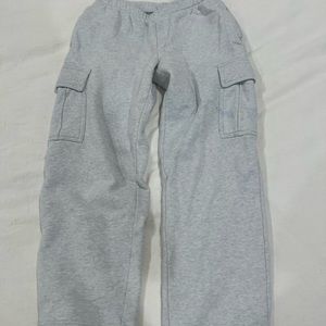 Aritzia TNA cargo heather grey sweatpants- regular length